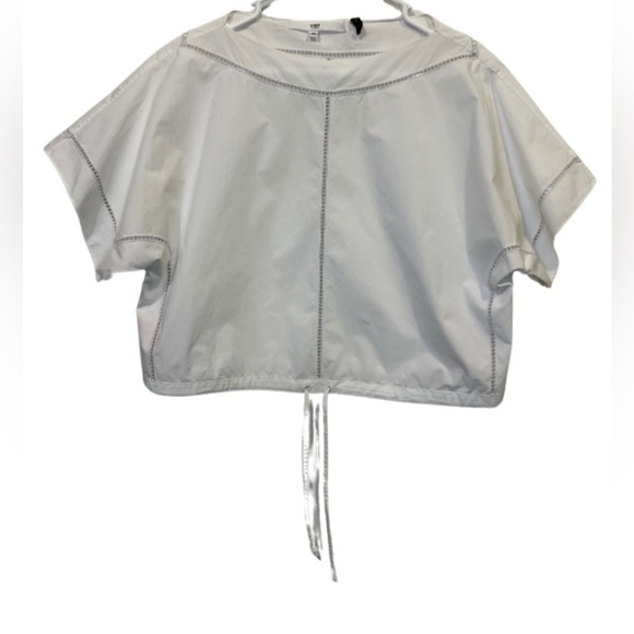 Theory Eyelet Ladder Top Size Small - Picture 4 of 11